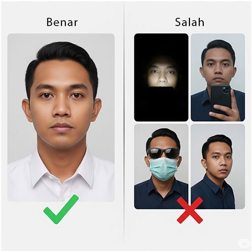 Contoh Foto Selfie yang Benar dan Salah